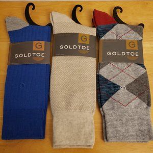 Gold Toe Socks for Men 3 Pairs